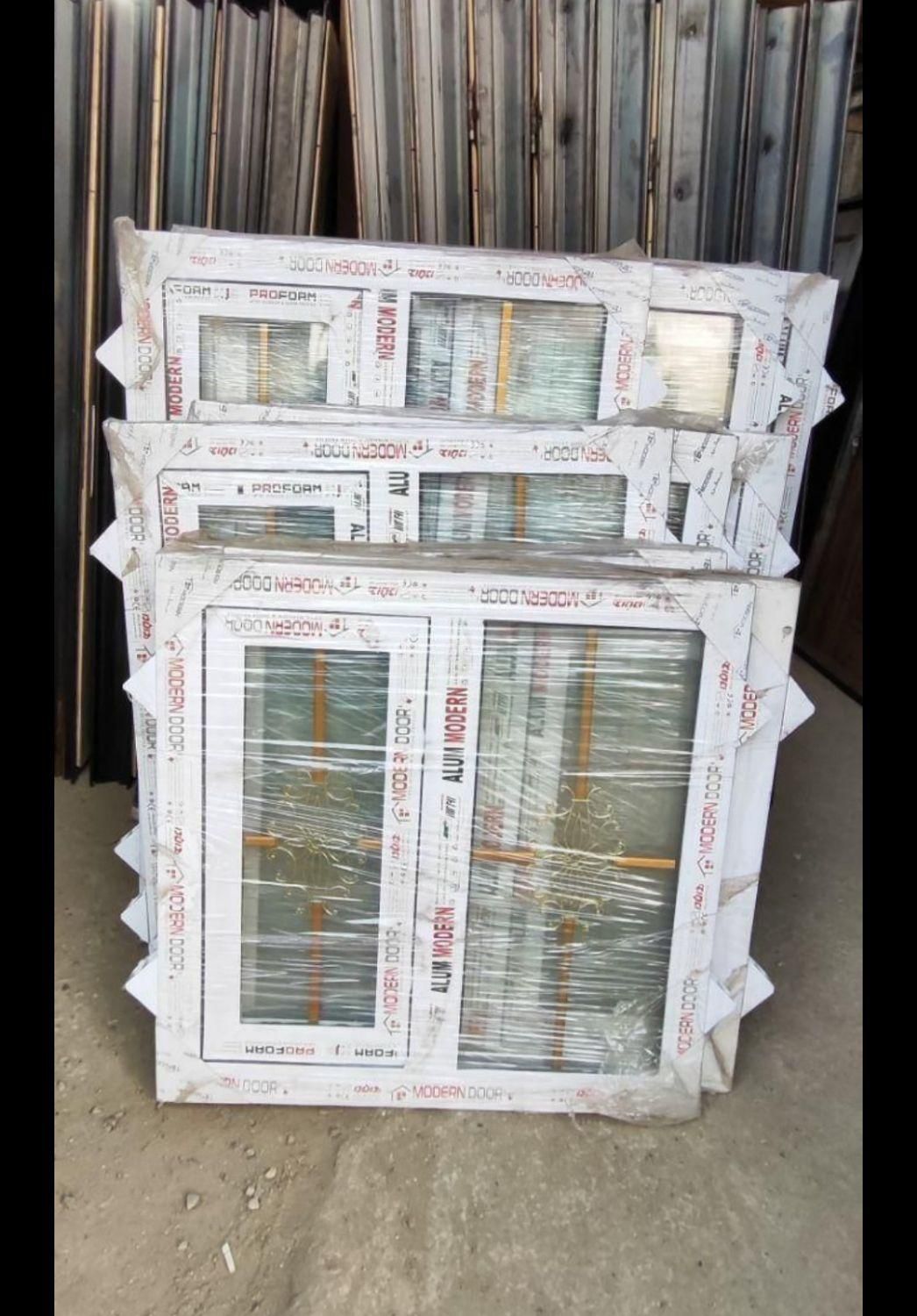 پنجره Pvc دوجداره باشیشه پنجره پی وی سی اتاق سالن|مصالح و تجهیزات ساختمان|خمینی‌شهر, |دیوار