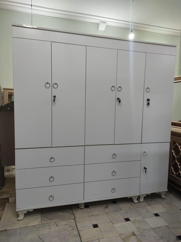 کمد 5درب ۶کشو|جاکفشی، کمد، دراور|قم, نیروگاه|دیوار