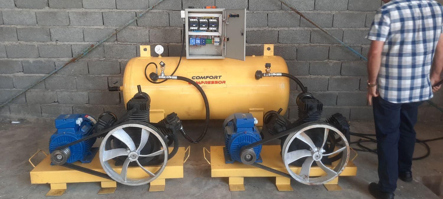 کمپرسورباد حفاری/چاه کنی/پت بطری ۳۰ بار /فشار قوی|ماشین‌آلات صنعتی|تهران, شهرک شریفی|دیوار