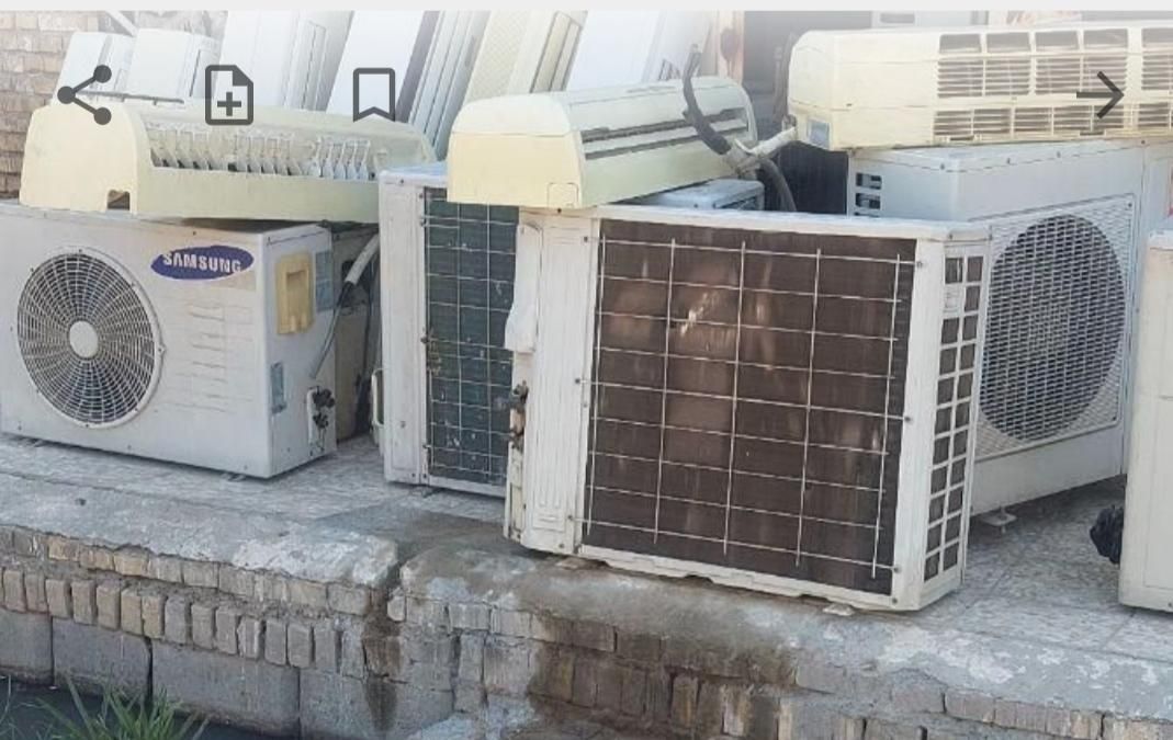 کولر سوخته تمامی کولرهای سوخته دوتکه و پنجره ای|کولر گازی و فن‌کوئل|بندر گناوه, |دیوار