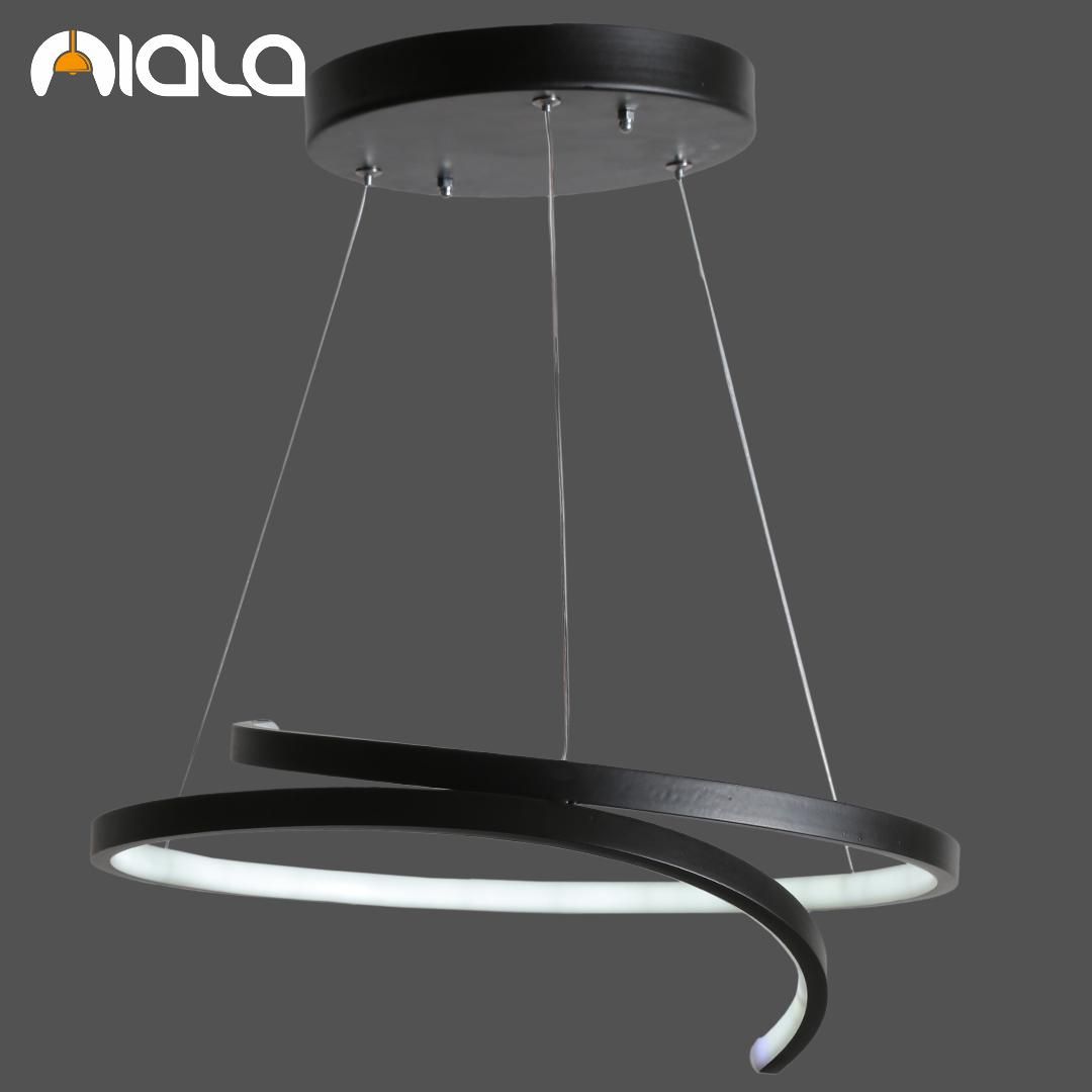 لوستر/مدرن با ریموت دایره منحنی کدL5019 برند نیالا|لوستر و چراغ آویز|مشهد, توس (بلوار توس)|دیوار