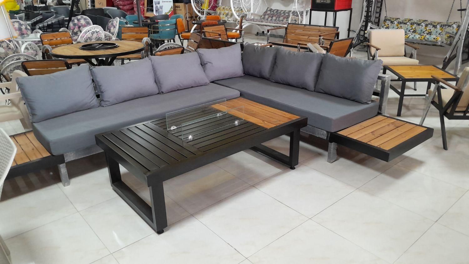 ست آتشدان ترمو ود فلزی  کد ۲۲۱۲|مبلمان خانگی و میز عسلی|چهارباغ, |دیوار