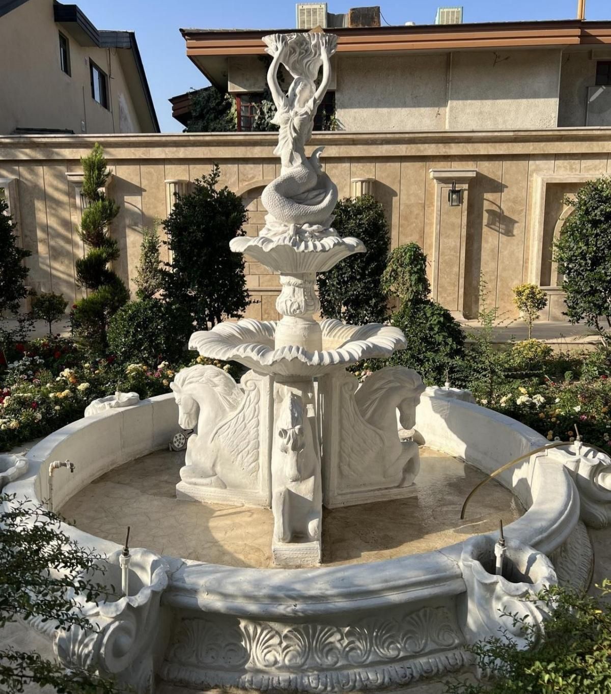 آبنما پاشوردار فرشتگان بتن گلاس مجلل مقاوم شیک|مصالح و تجهیزات ساختمان|کرج, عظیمیه|دیوار