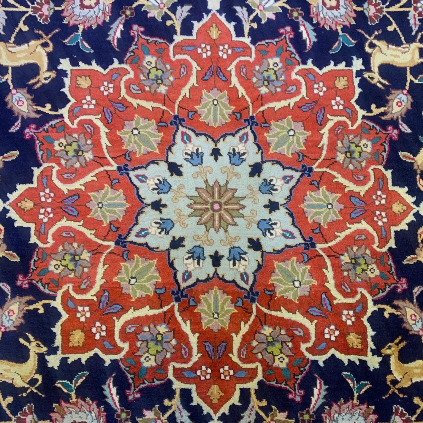 فرش دستبافت لچک ترنج تبریز ۱۲ متری (رنگ گیاهی)|فرش|تهران, گاندی|دیوار