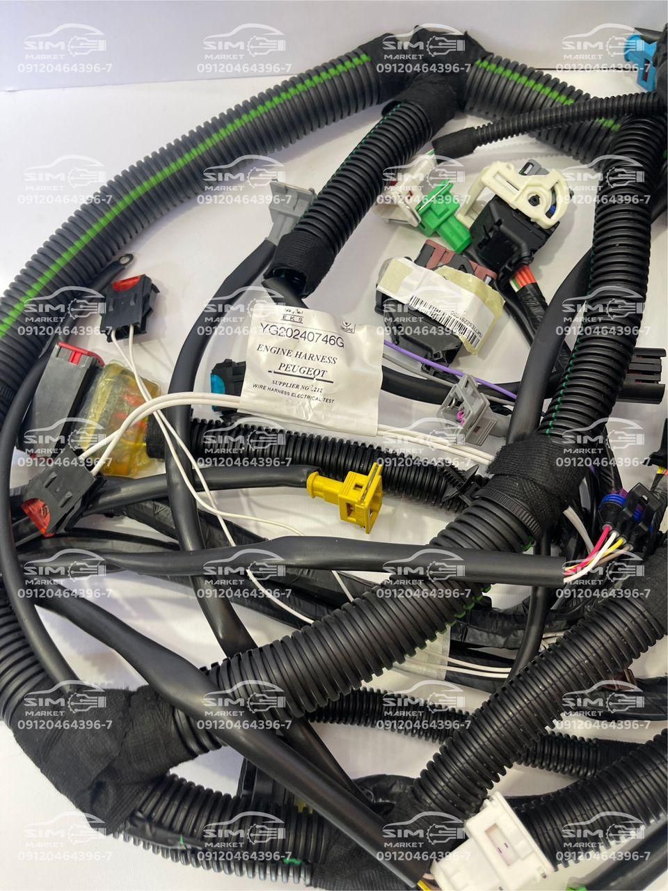 سیم کسی موتور پژو ساژم بدون یونیت فن شرکتی|قطعات یدکی و لوازم جانبی|گرگان, |دیوار