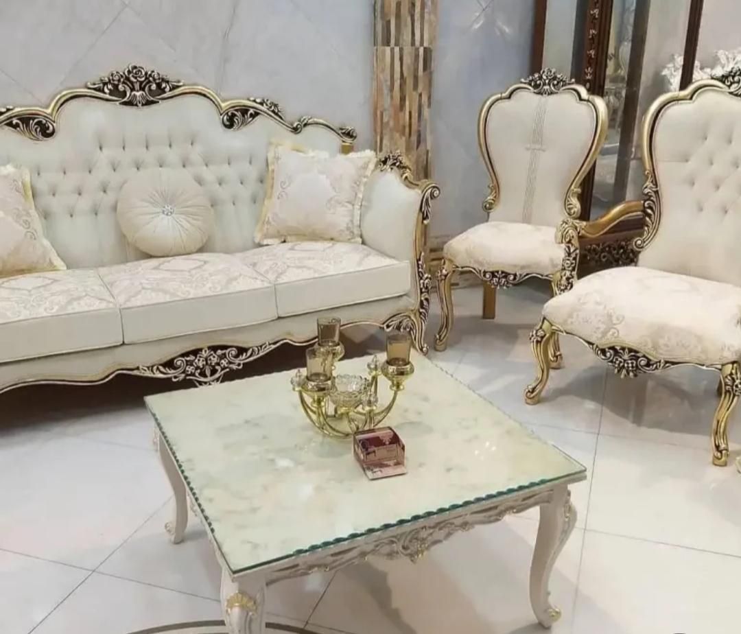 مبل سلطنتی آراد تمام چوب|مبلمان خانگی و میز عسلی|همدان, |دیوار