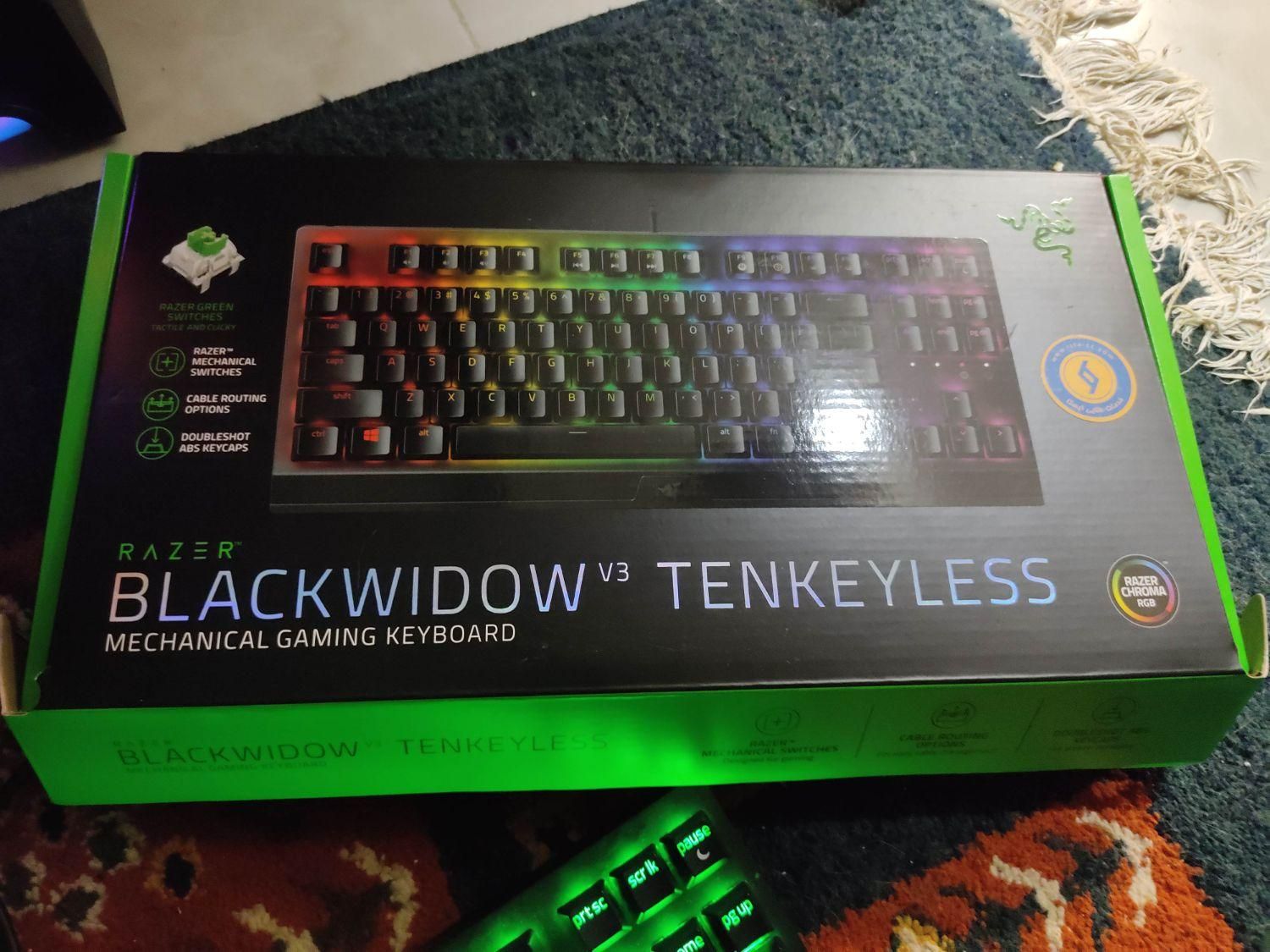 کیبورد ریزر Razer Blackwidow V3 Tenkeyless|قطعات و لوازم جانبی رایانه|تهران, نیروی هوایی (پیروزی)|دیوار