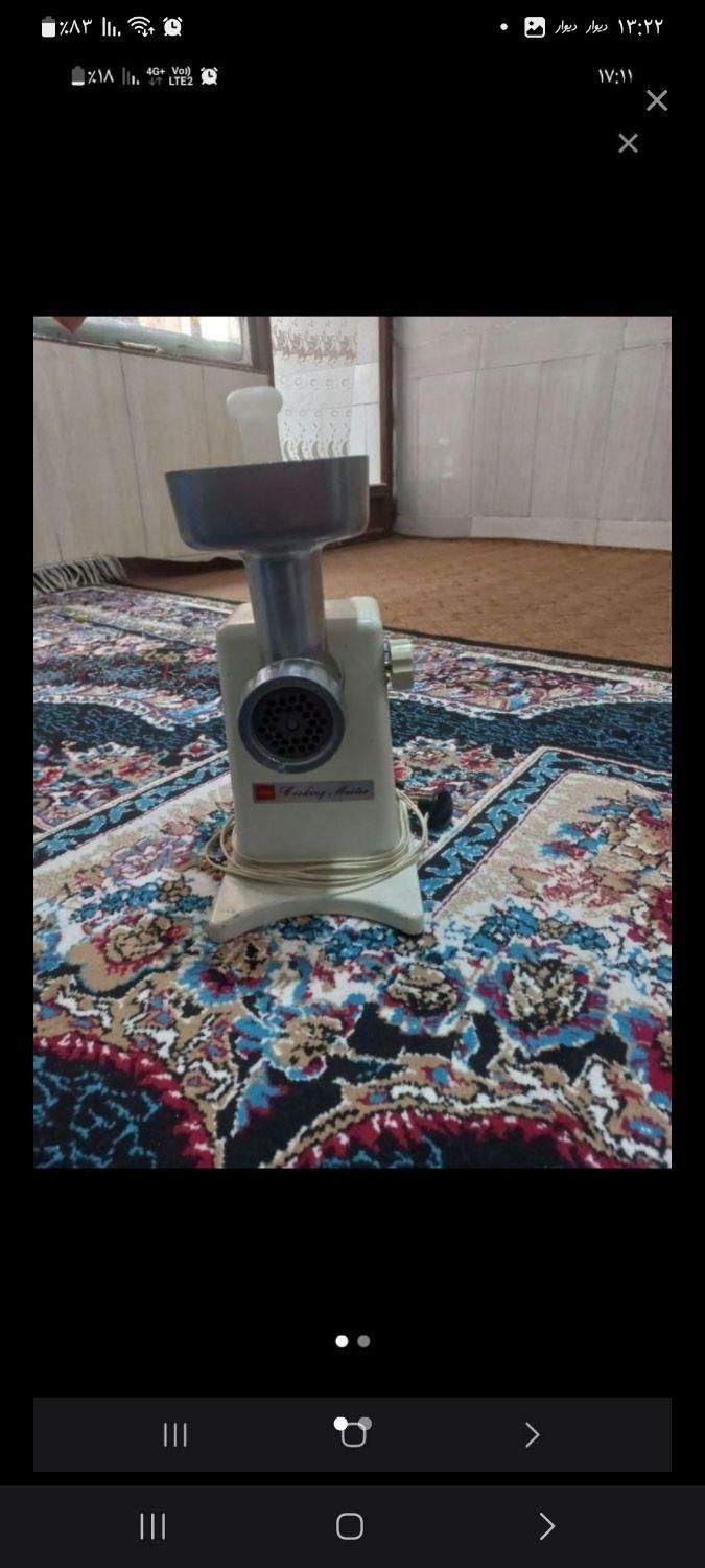 چرخ گوشت سالم فروش فوری|خردکن، آسیاب، غذاساز|اصفهان, لاله|دیوار
