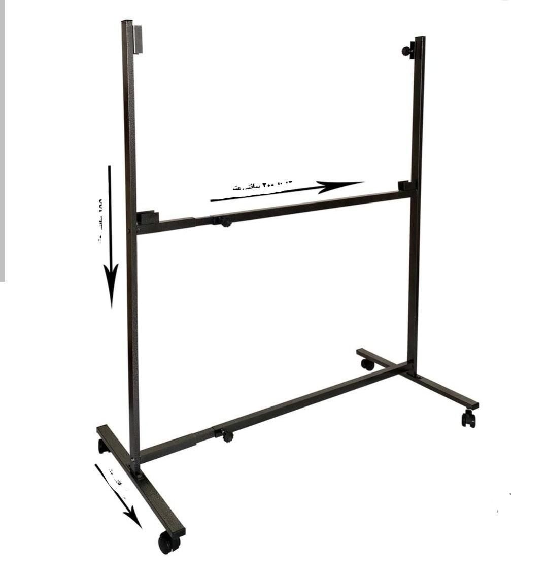 تخته وایت برد ۹۰×۱۷۰ با پایه ریلی|لوازم التحریر|تهران, بازار|دیوار