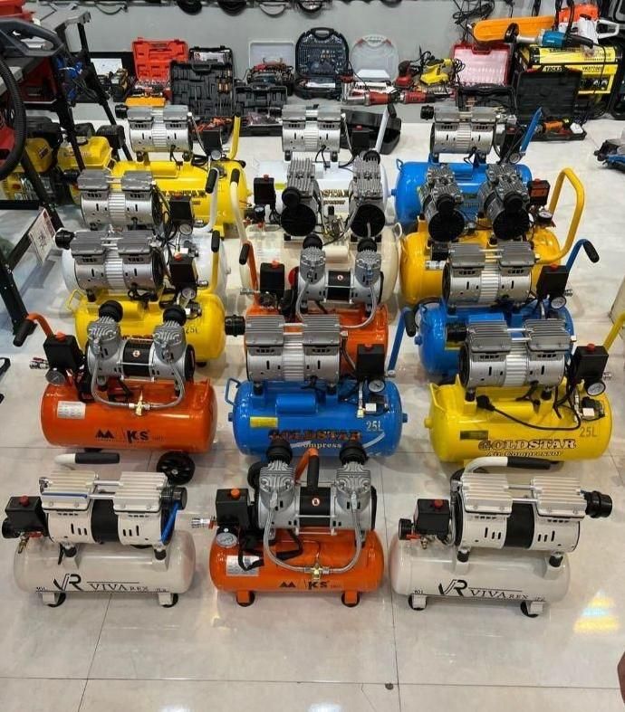 پمپ باد روغنی تمام مس کمپرسور سایلنتی به شرط|ماشین‌آلات صنعتی|مشهد, هنرور|دیوار