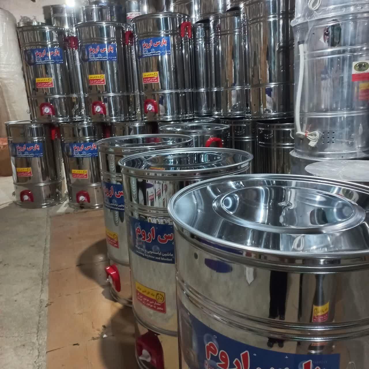 پتوشور کهنه شور لباسشور تمام استیل گیربکس دار|ماشین لباسشویی و خشک‌کن لباس|ساری, |دیوار