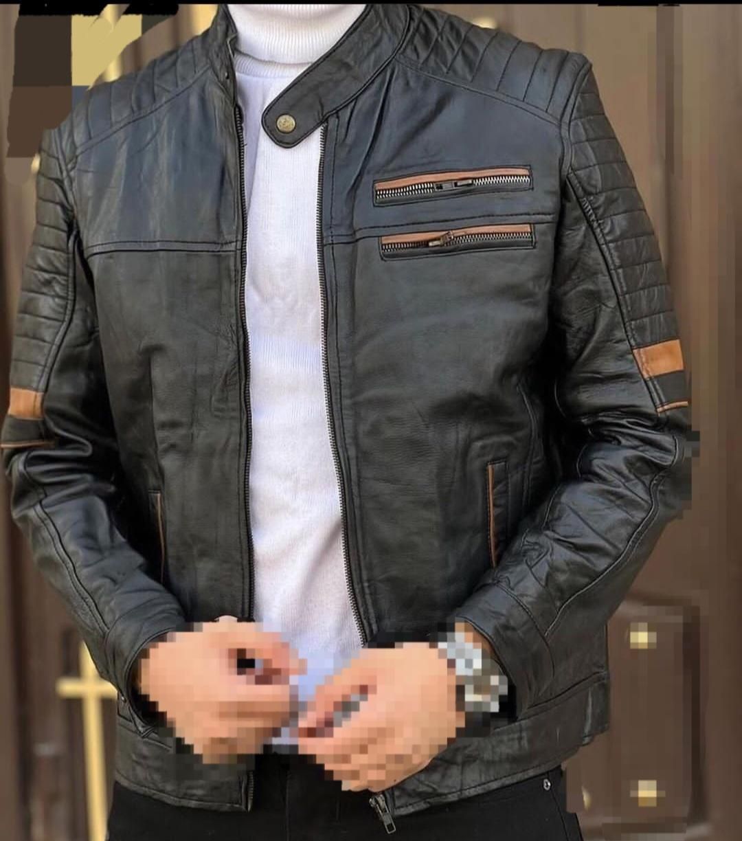 کاپشن چرم طبیعی کد ۶۹۴ (کارگاه تولیدی چرم )،،|لباس|مشهد, رستگار|دیوار