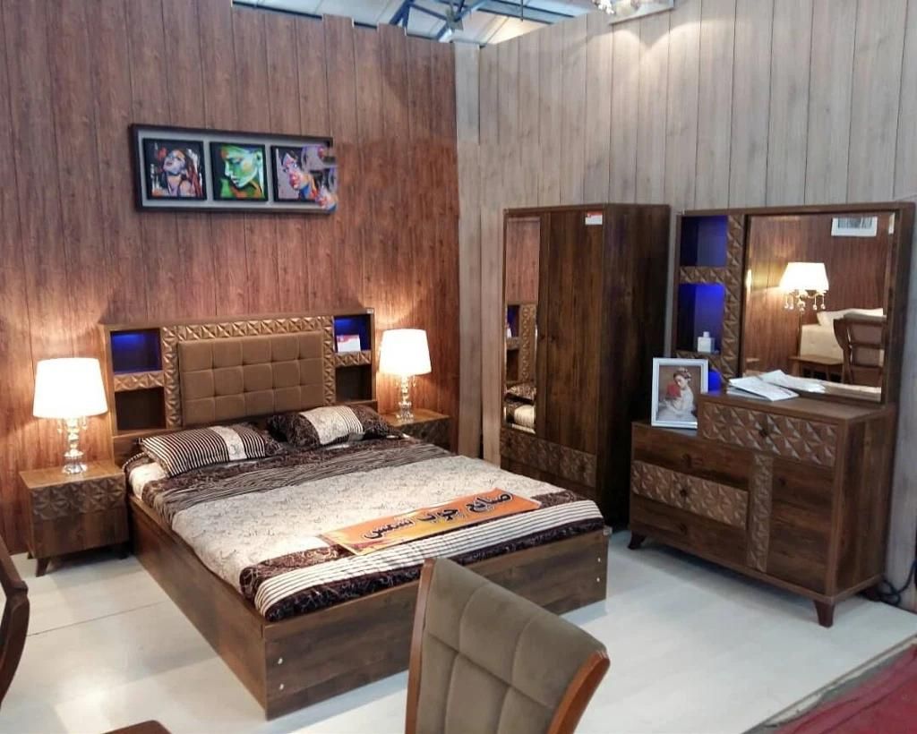 سرویس خواب مدل ستاره|تخت و سرویس خواب|قروه, |دیوار