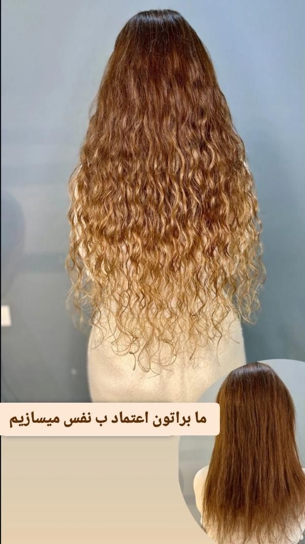 اکستنشن موی طبیعی به روش لیزری (میکروکراتین )|خدمات آرایشگری و زیبایی|نیشابور, میدان حافظ|دیوار