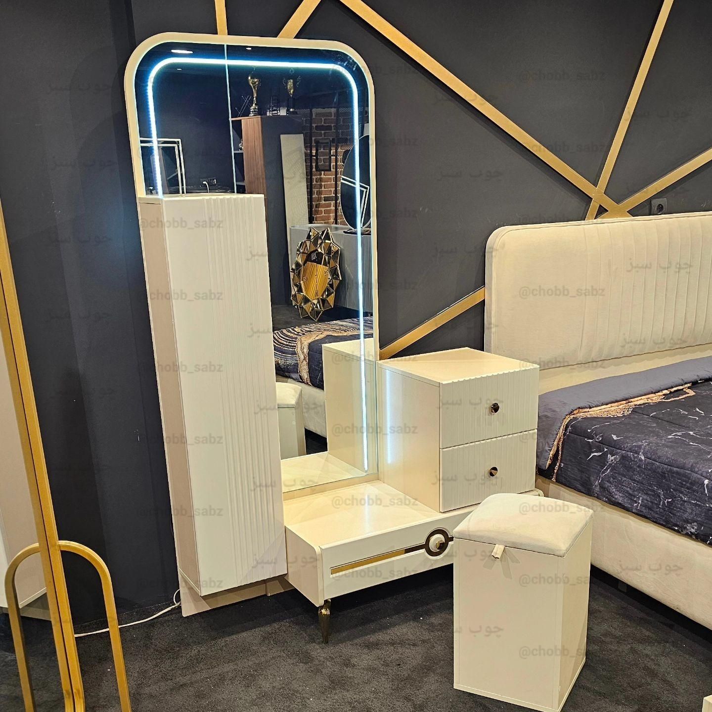 سرویس خواب مدل ماهور کد1|تخت و سرویس خواب|قروه, |دیوار