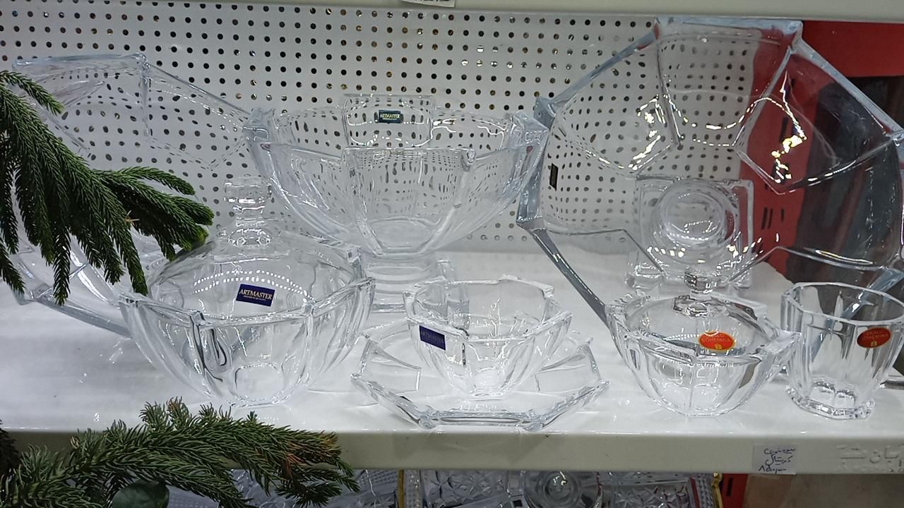 سرویس کریستال استیج|ظروف سرو و پذیرایی|نسیم‌شهر, |دیوار