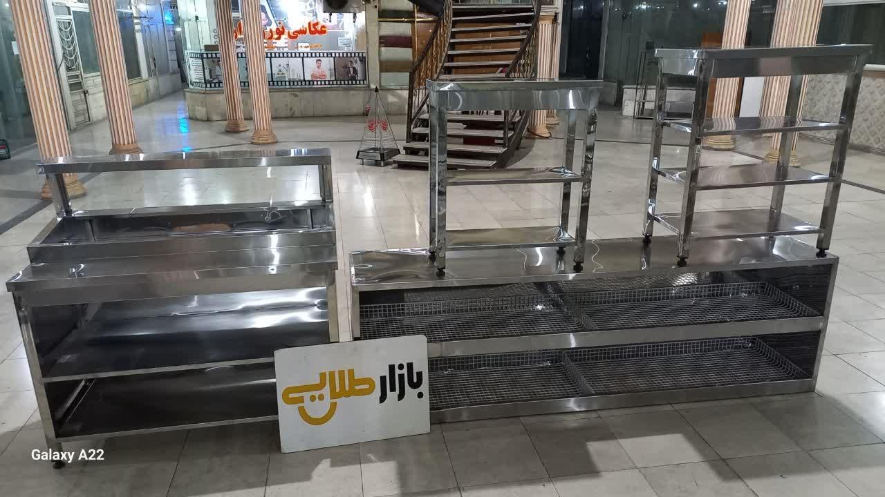 میز کار تاپینگ استیل سینک صنعتی آشپزخانه رستوران|کافیشاپ و رستوران|تهران, بیسیم|دیوار