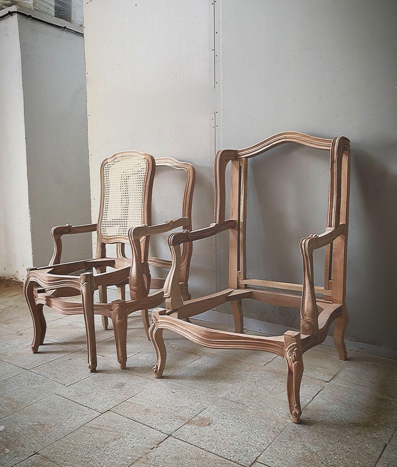 مبل کلاسیک فرانسوی کلاف خام|مبلمان خانگی و میز عسلی|پردیس, |دیوار