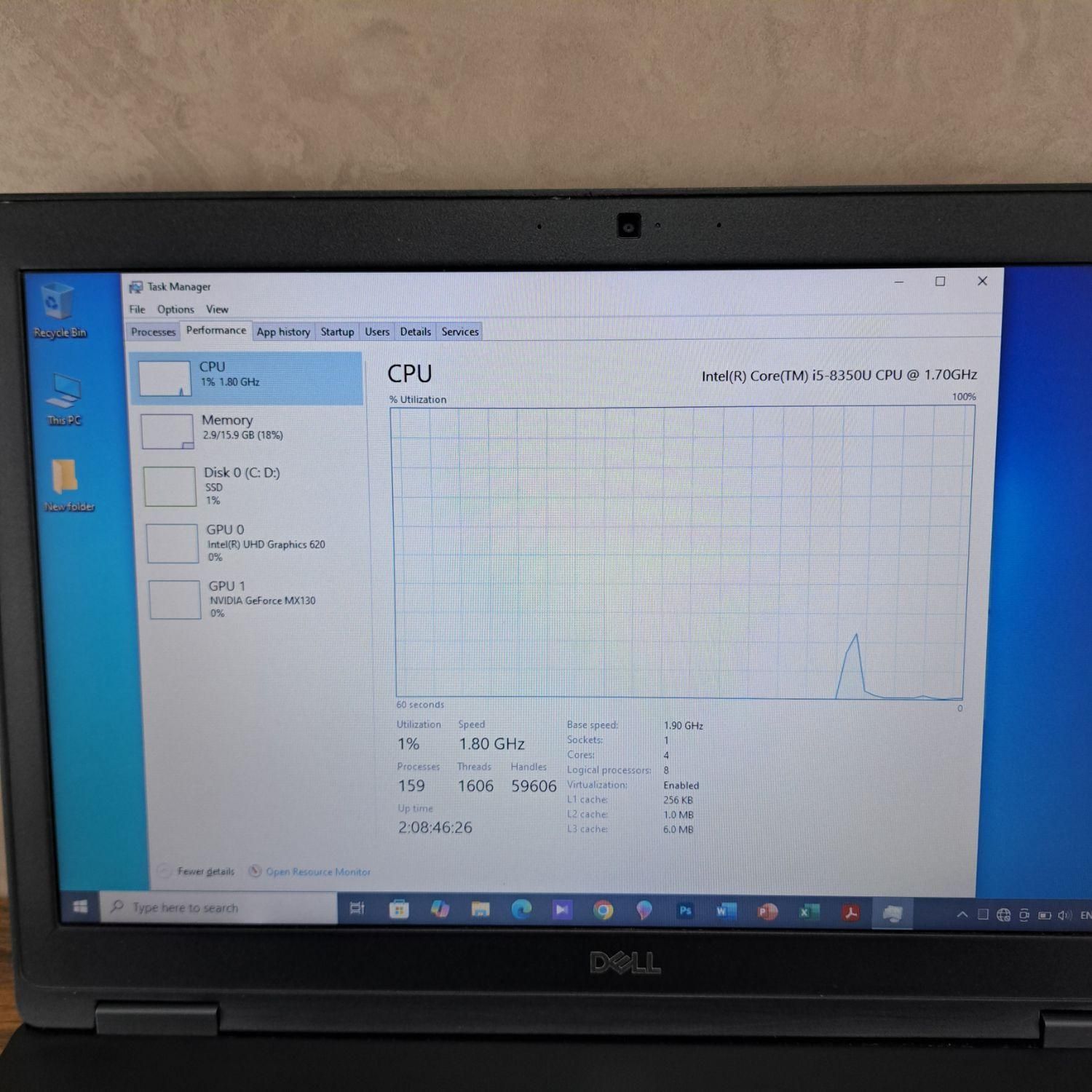 لپ تاپ دل گرافیکدار DELL 5590|رایانه همراه|تهران, بهار|دیوار