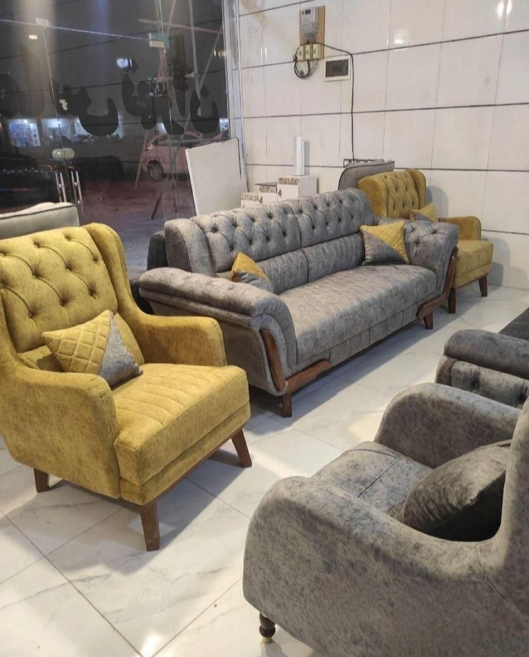 مبل مارشال تاب ** مبلمان ترک **اقساط اقساط|مبلمان خانگی و میز عسلی|خرمآباد, |دیوار