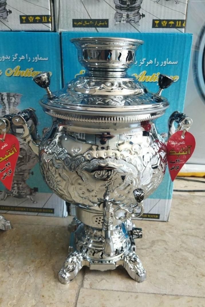 سماور گازی استیل ضخیم با ضمانت شرکتی اکبند نو|سماور، چای‌ساز، قهوه‌ساز|رباط‌کریم, |دیوار