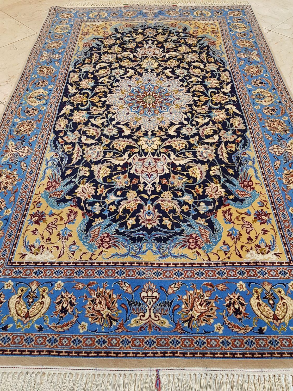 ذرع‌ونیم دستباف اصفهان آنتیک تک‌خفت مارکدار دردشتی|فرش|تهران, بازار|دیوار