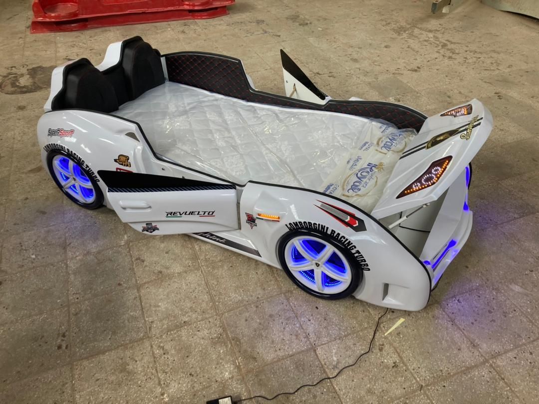 تخت خواب ماشینی مدل لامبورگینی برند بی بی کو|تخت و سرویس خواب|تهران, علم و صنعت|دیوار