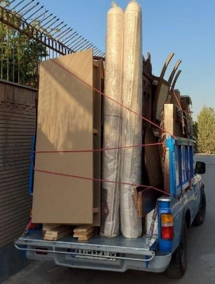 حمل اثاثیه منزل جهیزیه عروس با کارگر نیسان بار|خدمات حمل و نقل|قم, نیروگاه|دیوار