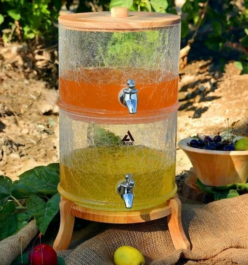 کلمن شیشه ای دوطبقه|ظروف سرو و پذیرایی|تهران, جی|دیوار