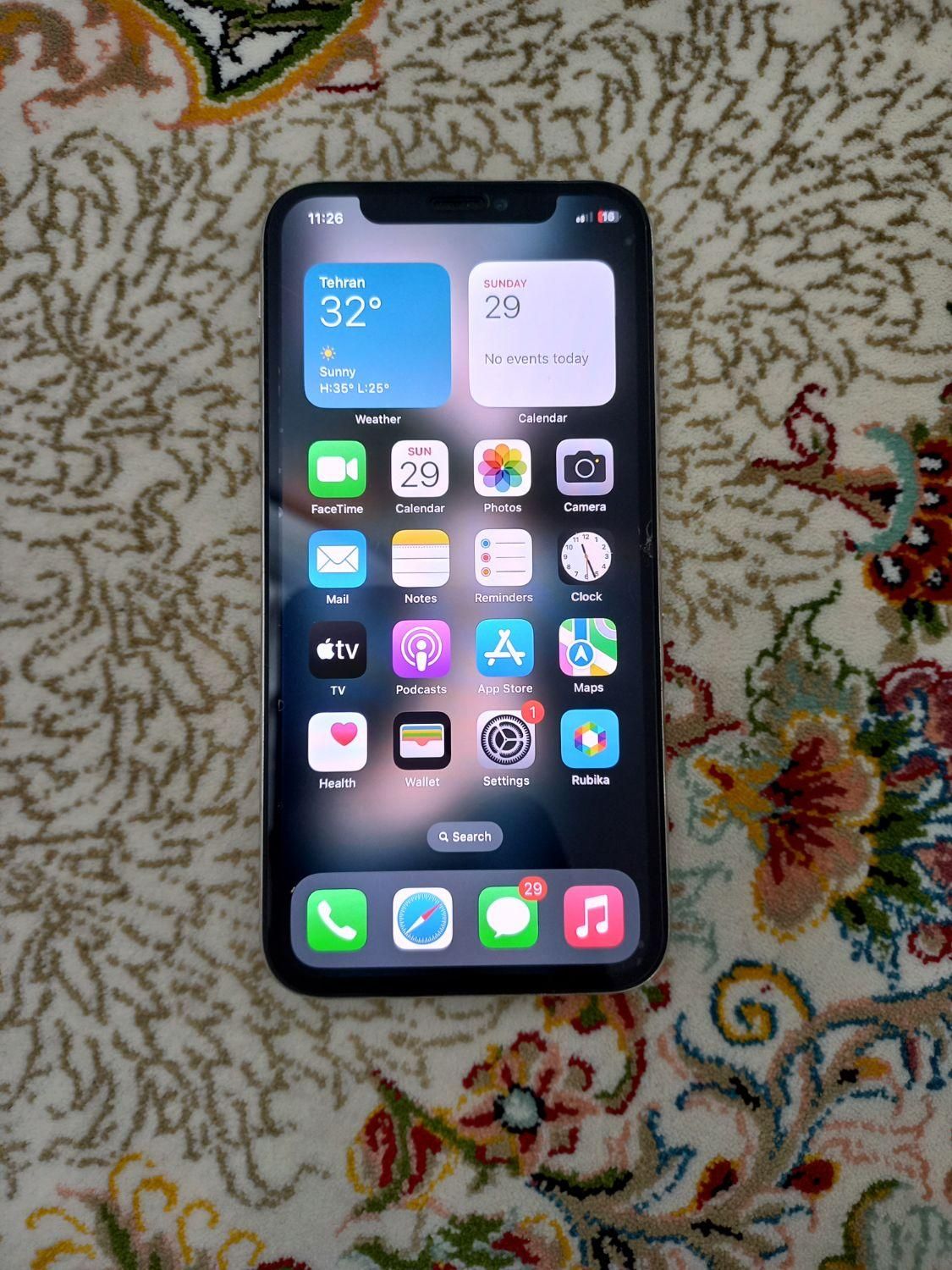 اپل iPhone X با حافظهٔ ۶۴ گیگابایت|موبایل|تهران, مهرآباد جنوبی|دیوار