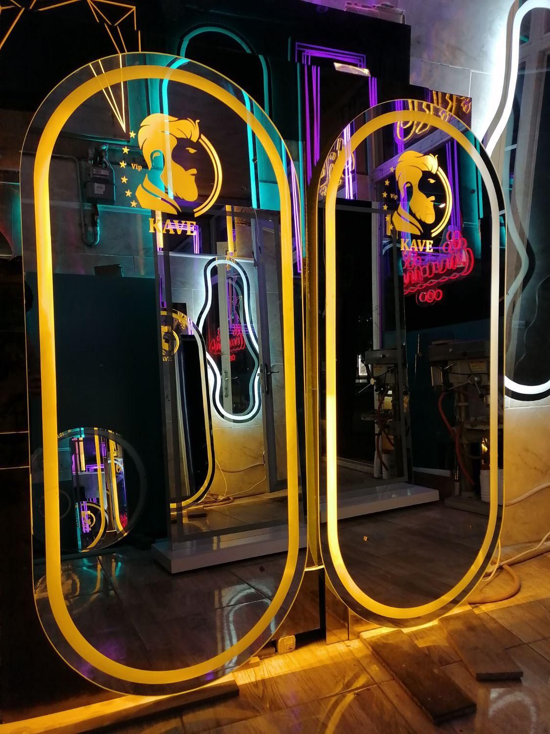 آینه لوگو دار بک لایت|آینه|ارومیه, |دیوار