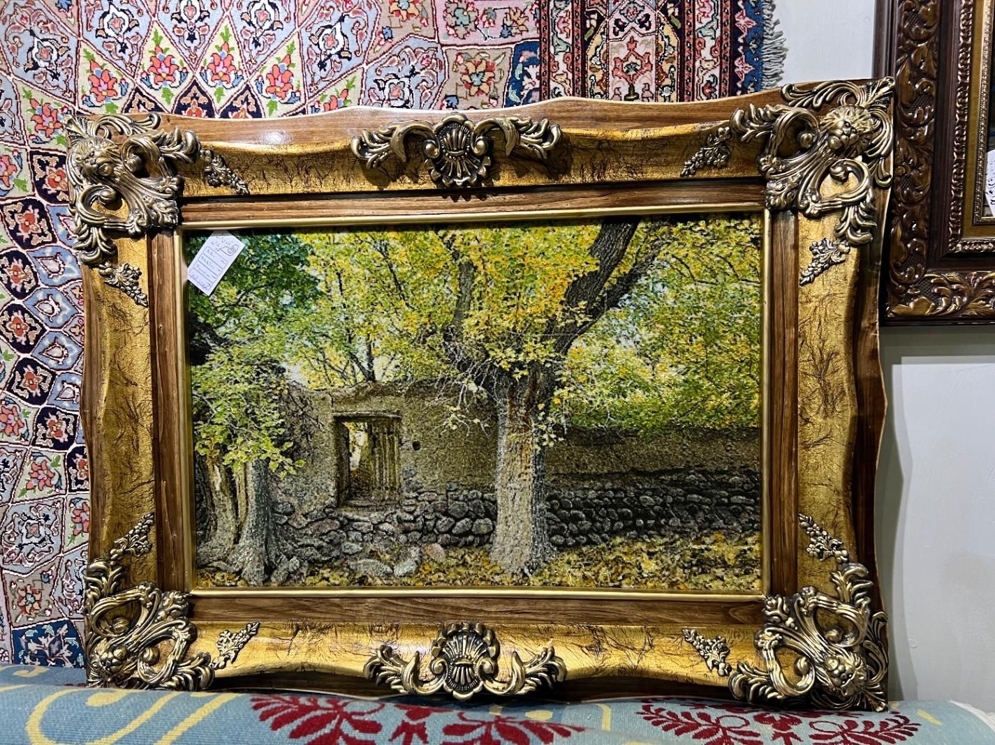 تابلوفرش کوچه باغ دستباف|تابلو فرش|تهران, شهرک غرب|دیوار