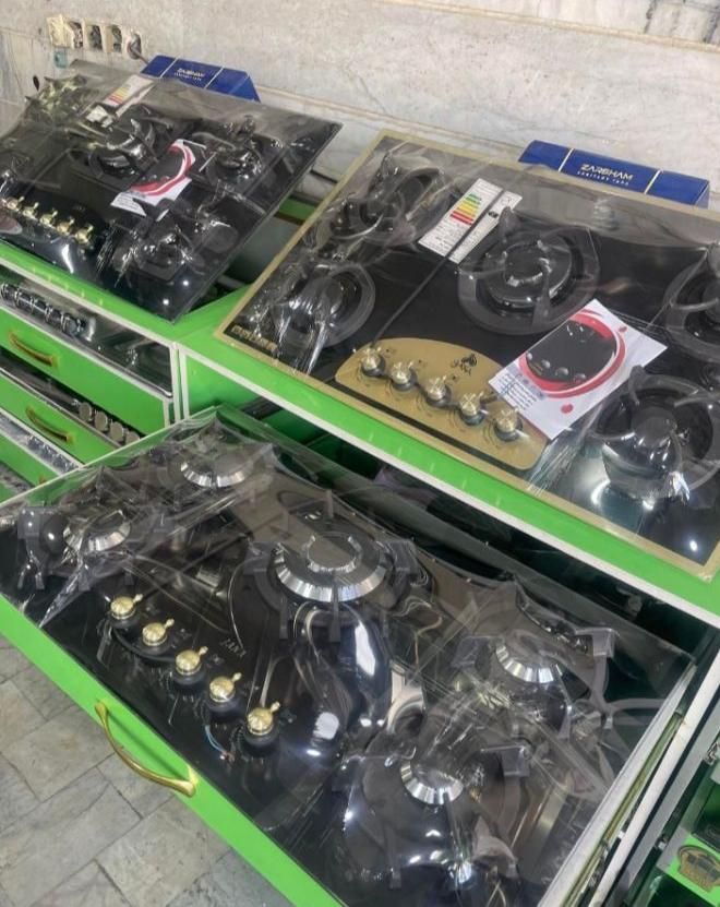 اجاق گاز ۵شعله صفحه شیشه رومیزی مدل M8|اجاق گاز و لوازم برقی پخت‌وپز|رشت, رشتیان|دیوار