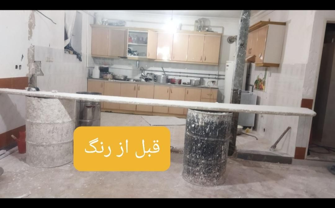 رنگ کوره ای وکابینت اکبر محمدی|خدمات پیشه و مهارت|تویسرکان, |دیوار