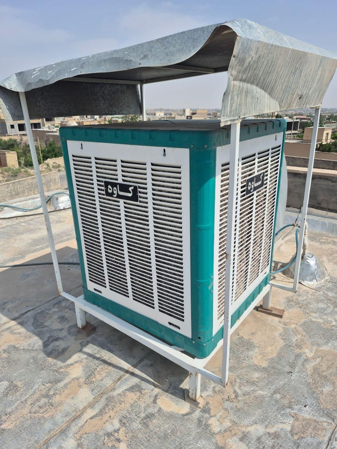 ۲عدد کولر آبی یکجا با سایه بان|کولر آبی|کاشان, الغدیر|دیوار