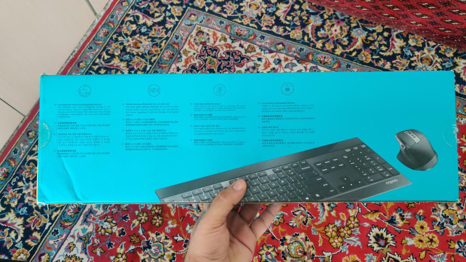 کیبورد و موس رپو مدل mt980s|قطعات و لوازم جانبی رایانه|تهران, قیام‌دشت|دیوار