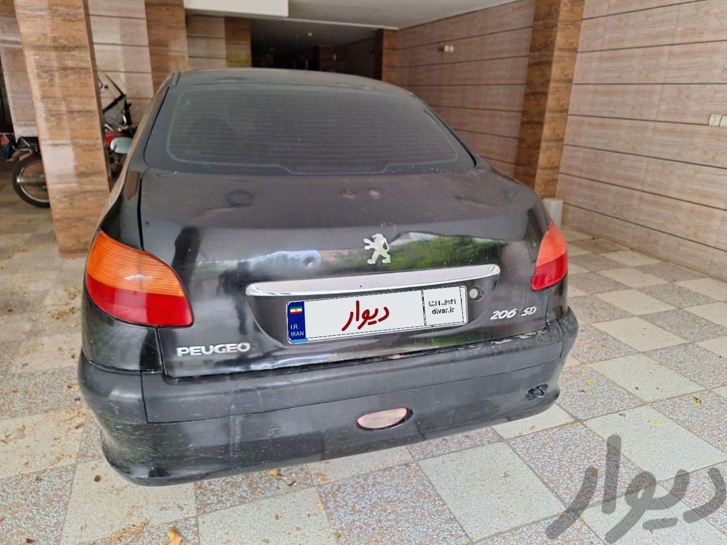 پژو 206 SD V8، مدل ۱۳۸۹|سواری و وانت|اصفهان, محله نو|دیوار
