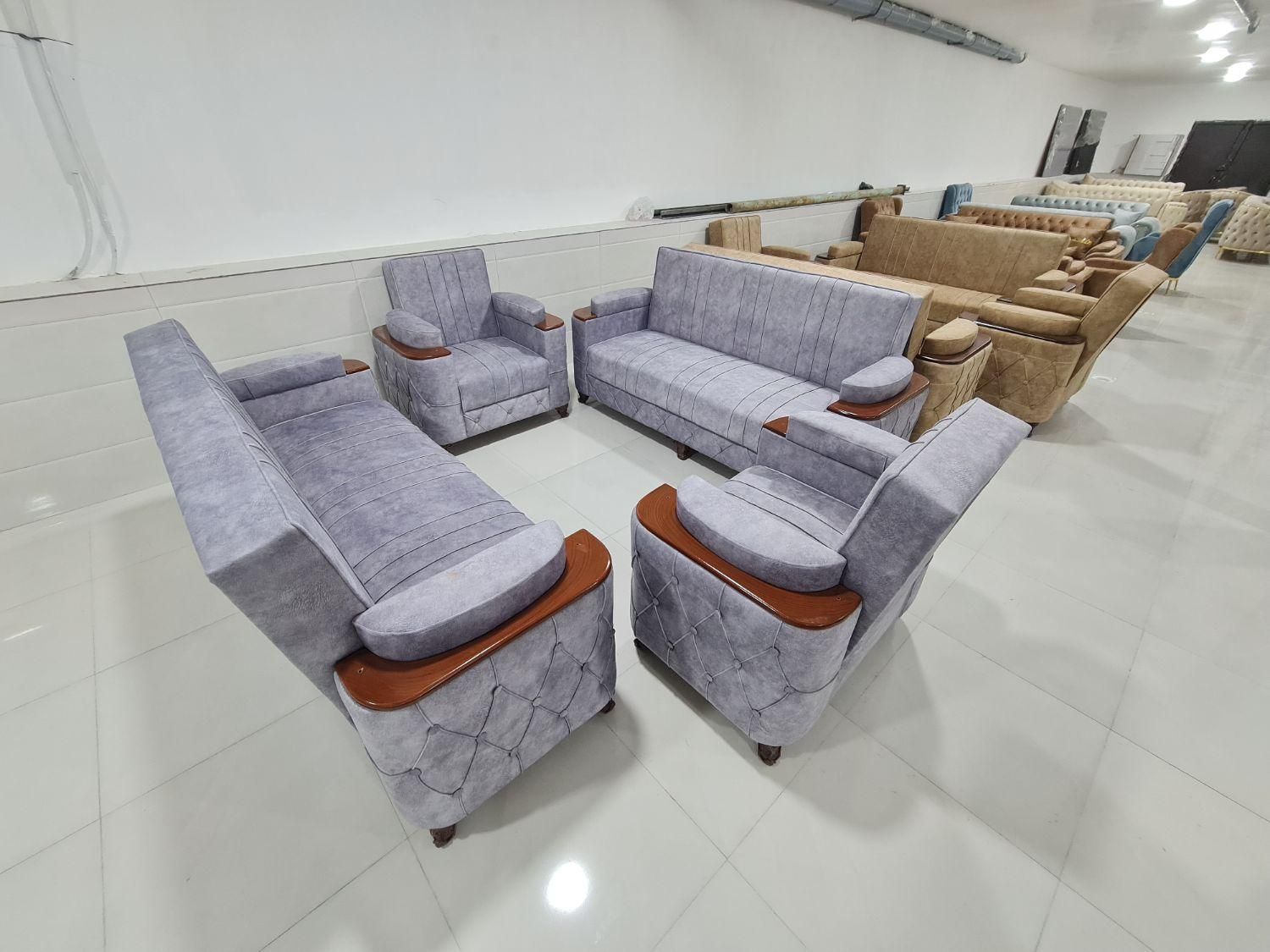 مبل تشک ثابت 8 نفره|مبلمان خانگی و میز عسلی|ماکو, |دیوار