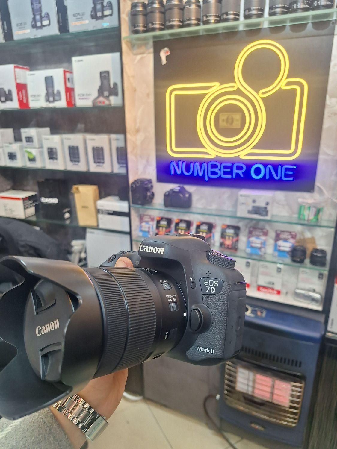 کانن تک رقمی 7D II مارک۲ لنز 18.135 USM درحد تست|دوربین عکاسی و فیلم‌برداری|تهران, فردوسی|دیوار