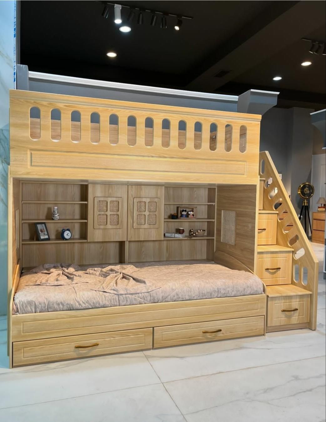 تخت خواب دوطبقه مدل سپید|تخت و سرویس خواب|تبریز, |دیوار