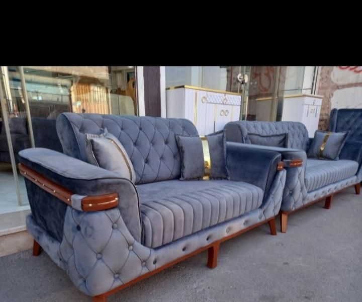 مبل استیل طلایی شرایط واقساط بلند|مبلمان خانگی و میز عسلی|قزوین, |دیوار