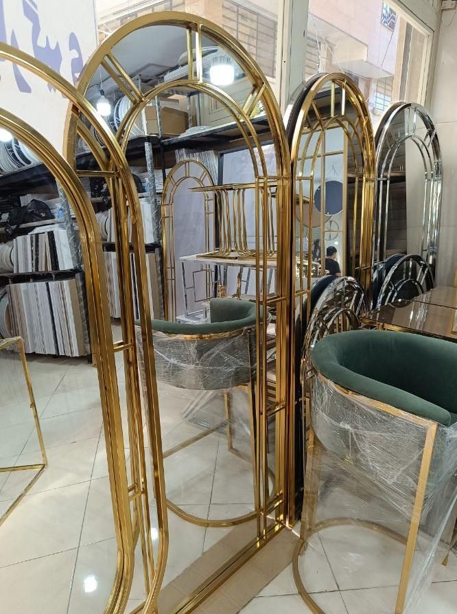 آینه قدی گنبدی پنجره ای فورتیک فلزی رنگ ثابت|آینه|مشکین‌دشت, |دیوار