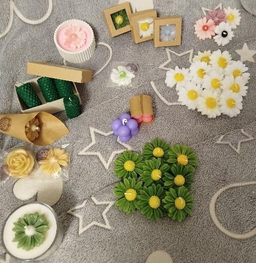 شمع دست‌ساز|صنایع دستی و سایر لوازم تزئینی|قم, گلزار|دیوار