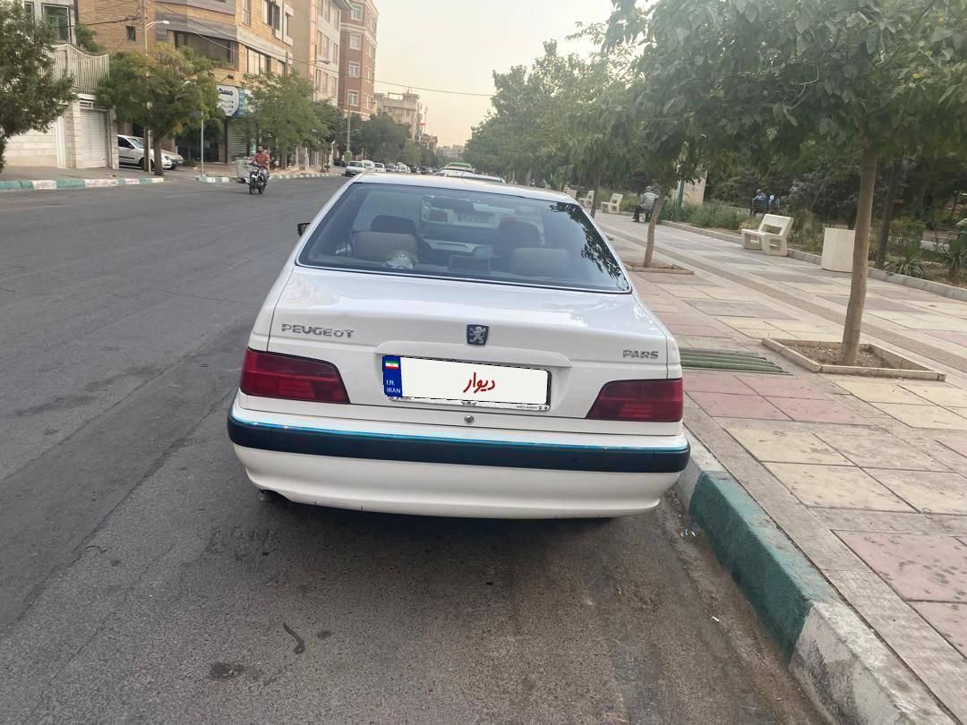 پژو پارس سفید  XU7 مدل 1399 کارکرد 39000|خودرو سواری و وانت|تهران, جنت‌آباد جنوبی|دیوار