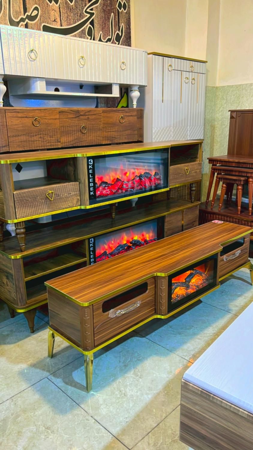 میز تلویزیون اینه کنسول جلومبلی کد۲۰|میز تلویزیون|تبریز, |دیوار