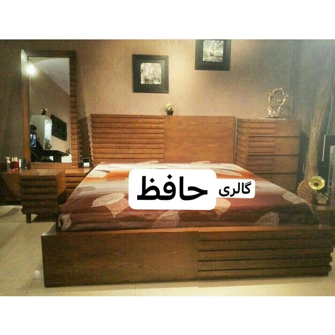 سرویس خواب کامل تخت مدل باران چیدمان قدی|تخت و سرویس خواب|کرج, برغان|دیوار
