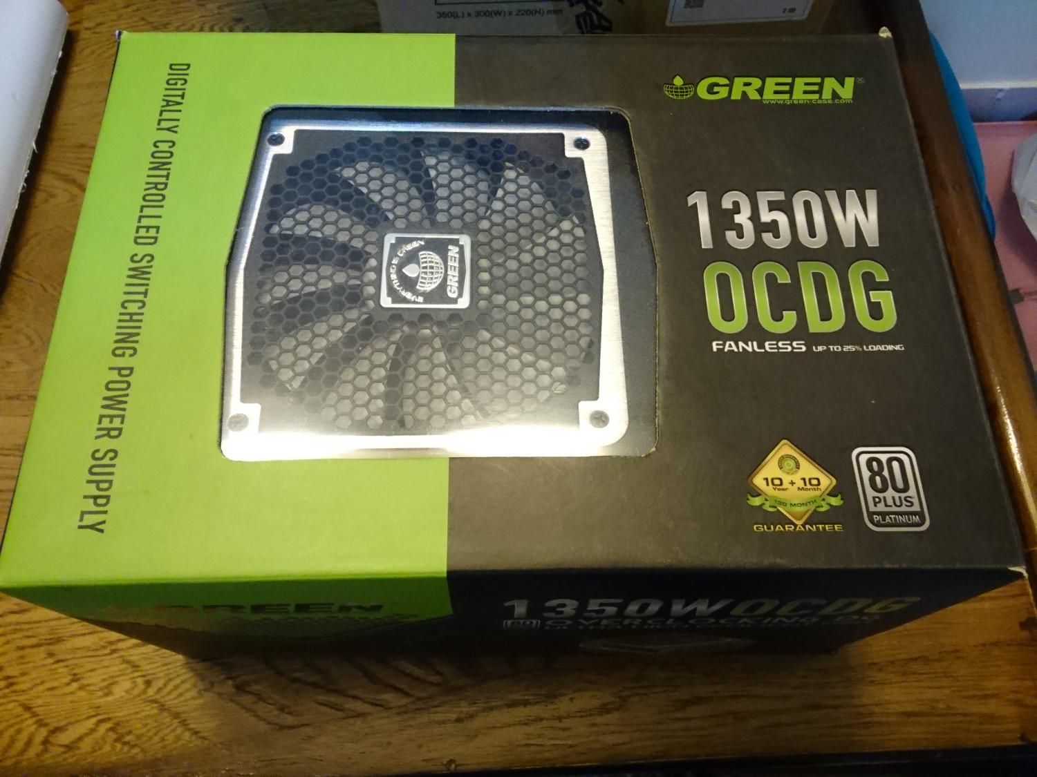 منبع تغذیه green 1350w ocdg 80 plus platinum|قطعات و لوازم جانبی رایانه|تهران, بلوار کشاورز|دیوار