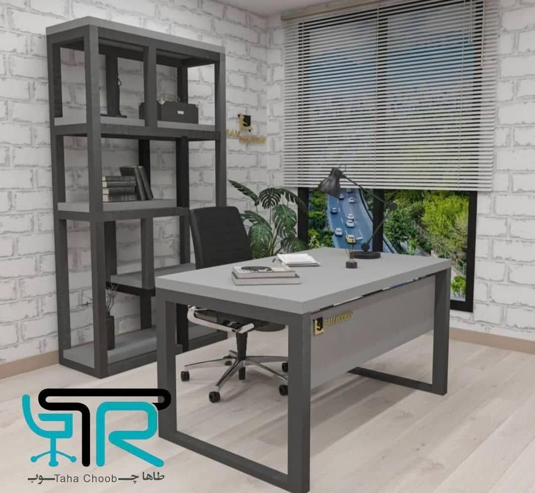 میز کار رایانه جا کیس پایه U آهنی کار گروهی دکور|دفتر کار|شهرکرد, |دیوار