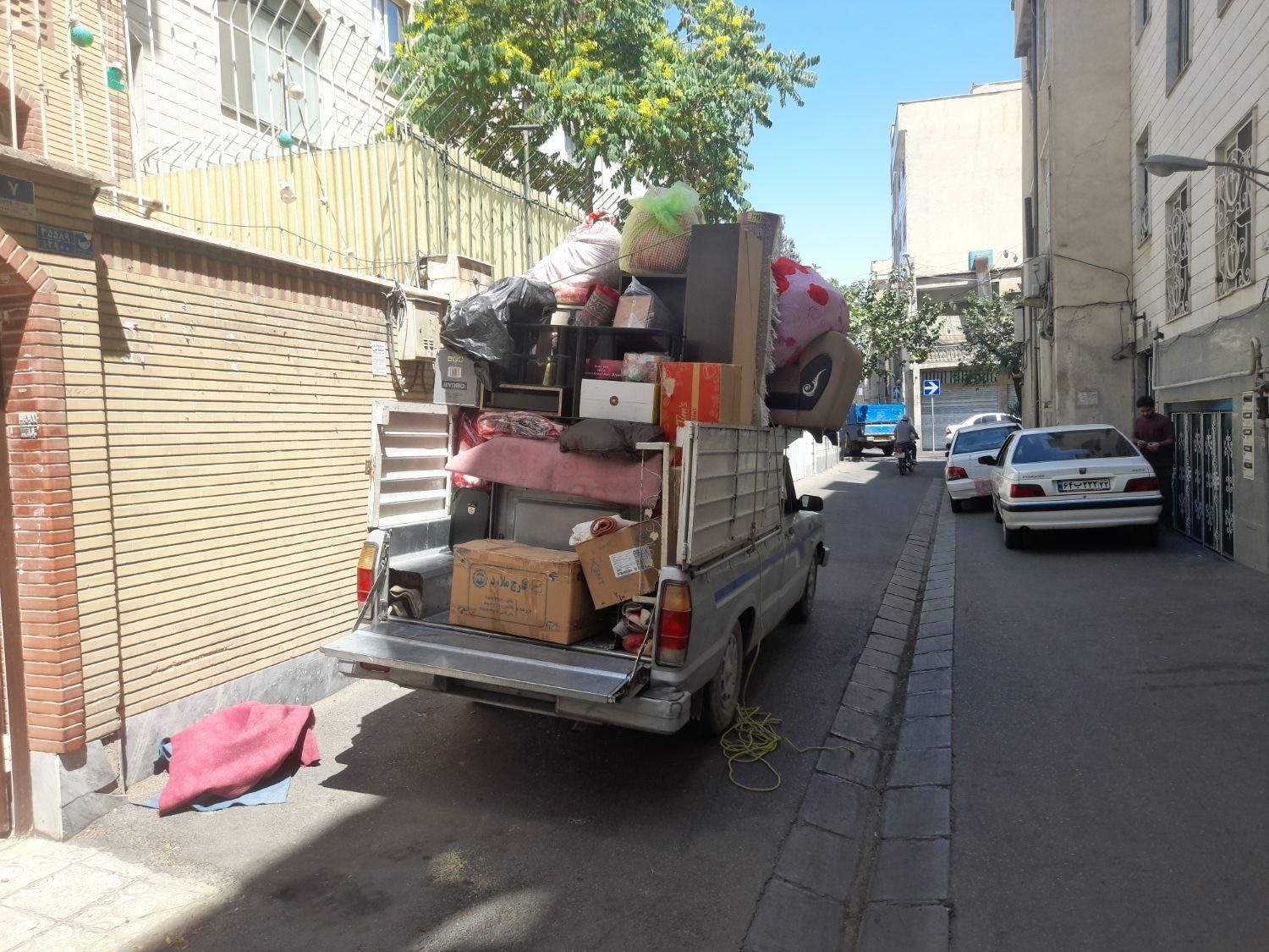 وانت بار ،حمل اثاثیه منزل،وانت بار در پیروزی|خدمات حمل و نقل|تهران, نیروی هوایی (پیروزی)|دیوار