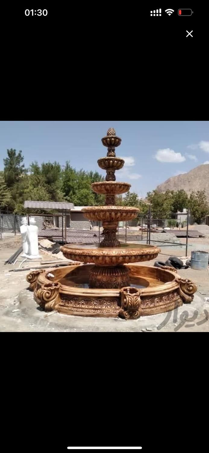 ابنما طبقاتی دیواری فواره بتنی مجسمه زمانی|عمده‌فروشی|مشکین‌دشت, |دیوار
